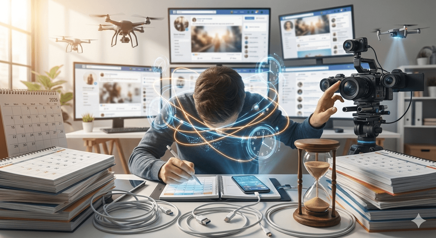 The Instagram Time-Saving Paradox: Why Most Creators Waste 14+ Hours Weekly (2026)
